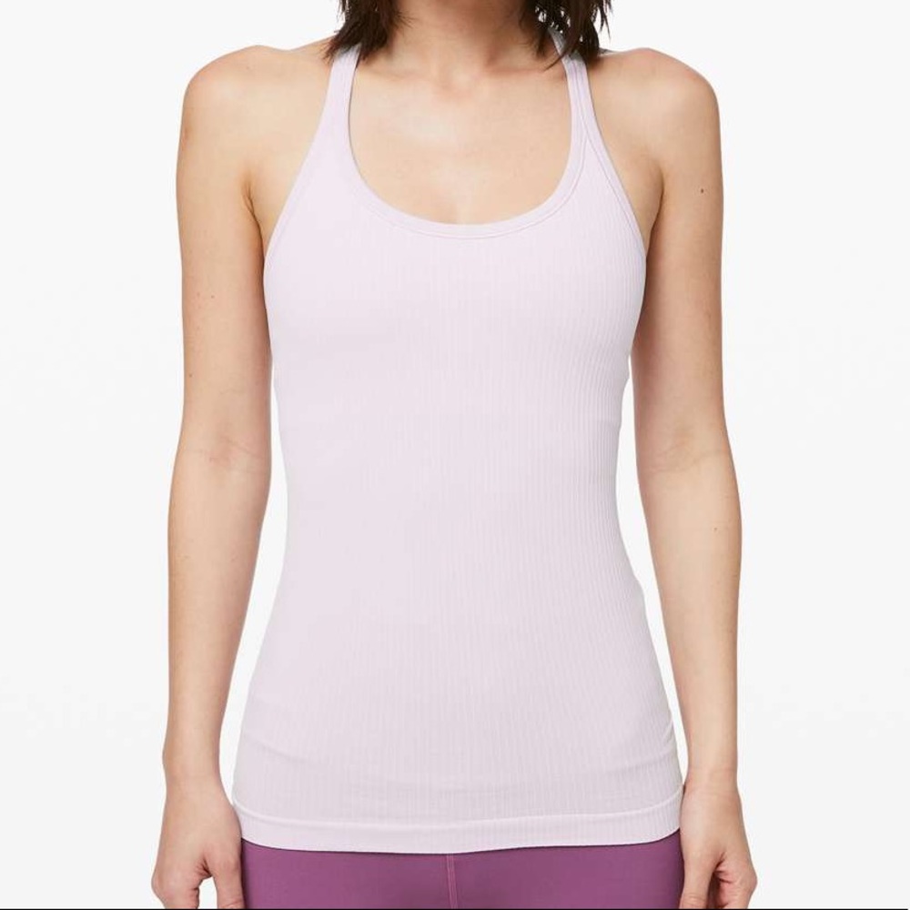 Lululemon Ebb to Street Tank Light Pink Size 6